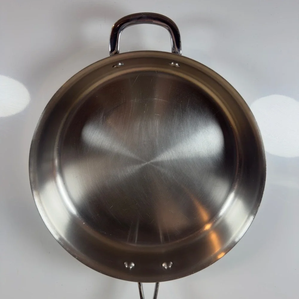 Kirkland Signature 5.5 QT Stainless Steel Saute Pan Made in Italy NSF 12 inch